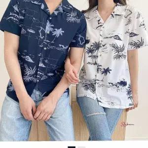 시밀러룩커플 커플룩 비 화와이안 아일랜드 화와이안비zab062