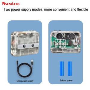 카세트 카팩 테이프 블루투스 어댑터 컨버터 자동 개인 음악 플라스틱 FM 휴대용 라디오 스테레오 플레이어