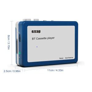 카세트 카팩 테이프 레트로 플레이어 워크맨 215 휴대용 전송 블루투스 음악 개인 이어폰 스피커로 EZCAP은