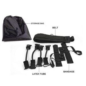 피트니스 바운스 트레이너 속도 운동 훈련 밴드 달리기 튜브 풀 탄성 민첩성 강도 로프 저항