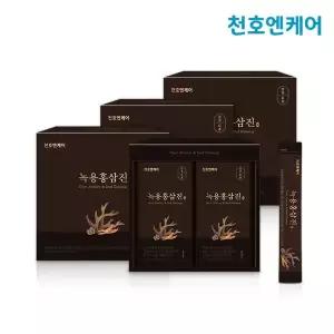 [천호엔케어] 녹용홍삼진 녹용스틱 60포 3박스(+쇼핑백증정)