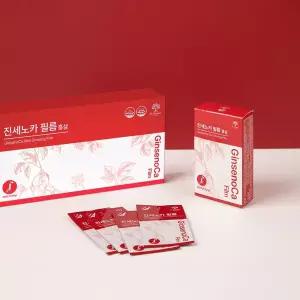 [소비기한 26.04.12] 진세노카 필름 홍삼 선물세트, 총 60매입, 6년근 홍삼 / 피로개선 / 겨울철 면역력 / 흡수4배 구강용해필름 ODF 간편섭취 / 0kcal