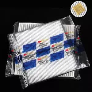 3M 정품 자동차 에어컨 향균 필터 교체 PM2.5 초미세먼지 차단 탈취 용품