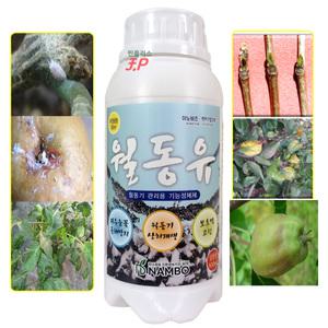 기계유 유제 월동유 500ml  겨울 과수나무 동해 방지 병해충 꽃눈 새순 봄 월동 비료 벌레 퇴치 농업용 기계유제 액비 주말농장 텃밭 식물 코팅 유실수 사과 복숭아 배 감 포도 