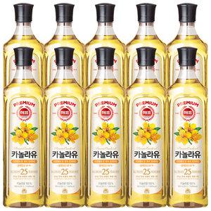 사조 해표 카놀라유 900ml x 10개 / 식용유 유지류 오일 기름