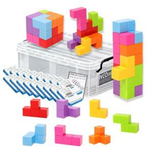 마그네틱 매직 자석 소마 큐브 테트리스 기관용 84p (보관함포함)