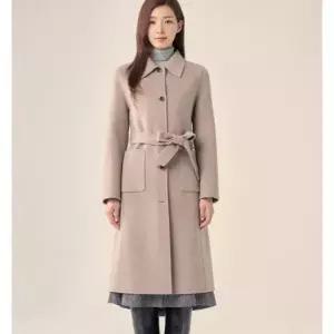 [롯데백화점]씨 울블렌디드 스트랩 롱코트 SJHRZ0698