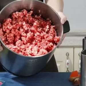 업소용 믹서기 고기 다짐육 다기능 터치앤고 육절기 저소음