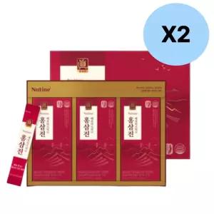 홍삼진 에브리스틱 EX  건강 선물 세트 30포 2박스 BNS