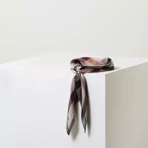 [닥스](강남점)DCSC6E310W2 [닥스스카프] [링세트]브라운 체크 스카프