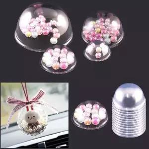 스노우볼용 중간사이즈 DIY재료 PVC투명반구 DIY스노우볼재료 (WFKDG2C)