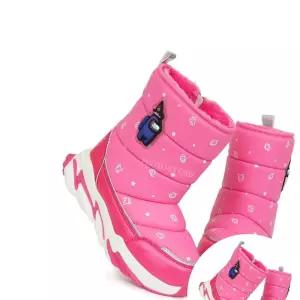 겨울부츠 어몽어스 쿠잉 방한 부츠 캐릭터 여아동 패딩 털신발