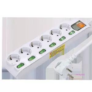 멀티코드 개별 KS 5호 메인 스위치 6구 5M ssu543