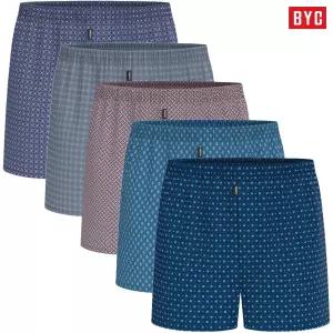 BYC 남성팬티 프리시티 박서 트렁크팬티 5매세트