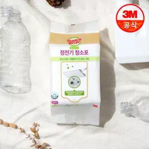 3M 표준형 재활용 PET 베이직 정전기 청소포 50매 / 정전기포 먼지포 리필 청소포리필
