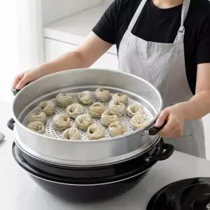 초대형 3단 찜솥 찜기 곰솥 찜통 냄비 46cm 48cm