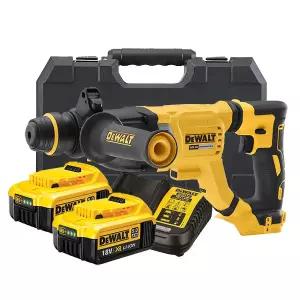 디월트 DCH263P2 20V 로타리 햄머드릴 5A 배터리 2개