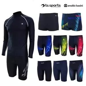 [아날도바시니][남성 수영복 모음] 남성 실내수영복/사각/3부/5부/비치반바지/래쉬가드/빅사이즈/아레나