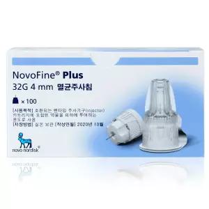 노보파인 플러스 인슐린 펜니들|주사바늘 1박스 100입(32G 4mm)