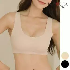 (시즌오프) 판도라by비비안 노와이어 슬리브리스 심리스 브라탑