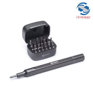 SATA 사타 펜 정밀 스크류드라이버 세트 05108 마그네틱 멀티비트 핸드폰 안경 분해조립