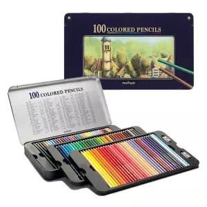 문화 색연필 100색 철제케이스