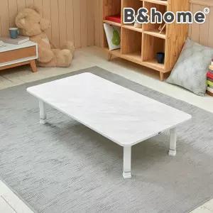 LPM 마블 라운드테이블 좌식 접이식 소파테이블 교자상 1200x600