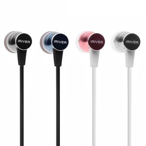 아이리버 BHC-180 커널형 이어셋 유선 이어폰 칼국수줄 고성능 고음질 플랫케이블 컴퓨터 스마트폰