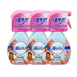 페브리즈 370ml x3개 다우니에어프릴향 섬유탈취제