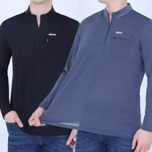 봄 여름 긴팔쿨티 냉감티셔츠 쿨티셔츠 쿨링 쿨론 아이스 스판 땀흡수 기능성 얇은 냉장고 시원한 작업복 상의 빅사이즈