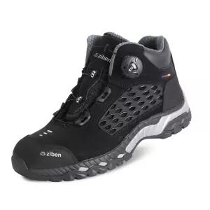 지벤 통풍 천연가죽 다이얼 6인치 안전화 ZB-215