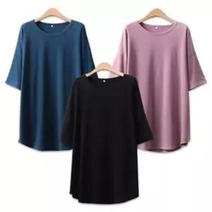 [오노마] ONM 데일리 오버 컬러 반팔티 빅사이즈 무지 9383 (S7984909)