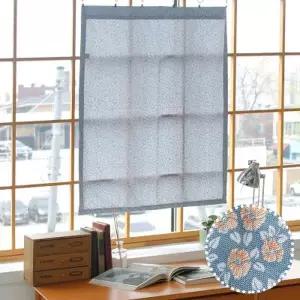 [텐바이텐][모모제작소]프시케 블루 북유럽 코튼 가리개커튼 80x100