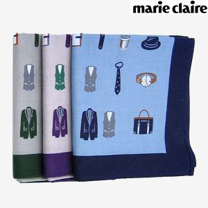 마리끌레르 면 손수건 1매 남성 남자 여성 손수건