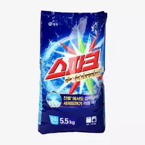 애경 스파크 가루 분말 세탁세제 5.5kg 1개 일반드럼겸용