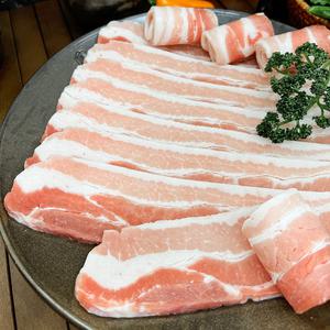 천지푸드 삼겹살 통삼겹 대패삼겹살 500g×4팩/2kg