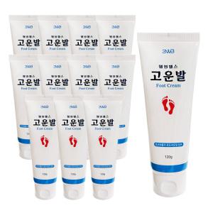 웰빙헬스 고운발 풋크림 튜브 발각질 보습 120g 12개