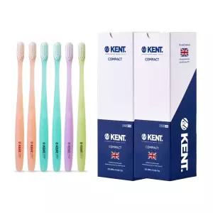 켄트칫솔 콤팩트 초극세모 6입, 2개