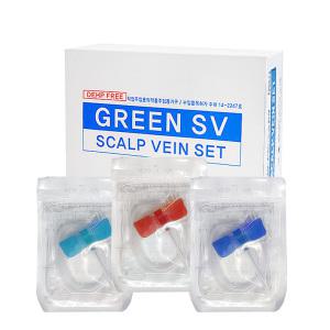 두원 나비침 23G 24G 25G 100개입 스칼프베인 피하수액