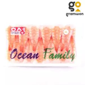 초밥새우 초새우 4L 160g (6.6gX24미) 해성 초밥용 초밥재료