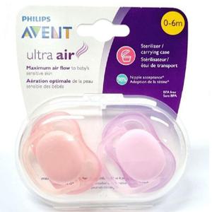 키워드없음 아벤트 쪽쪽이 울트라에어 0~6개월 공갈 젖꼭지 핑크