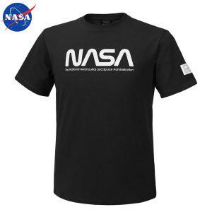 [NASA] 나사 남녀공용 면 라운드 반팔티 N-152UBK 남자 여성 티셔츠 빅사이즈