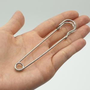 큰 옷핀 브롯치 목도리 고정핀 옷 브로치 장식 특대 머플러 핀 고정 스카프 셔츠 자켓 실버 이불 시트 5P