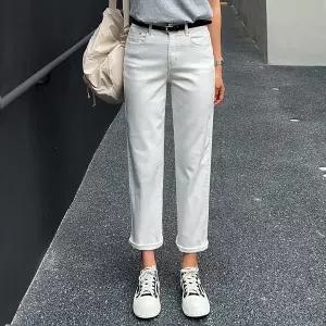 [시크폭스] (밍크기모Ver.추가)그레이쉬 스티치워싱코튼배기팬츠