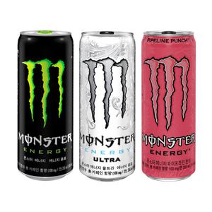 몬스터 355ml (그린+울트라+파이프) 8캔씩 총 24캔