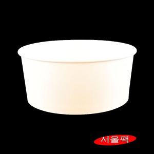 HS 백색 무지 1200cc 종이용기 라면용기 300개(뚜껑 별도)