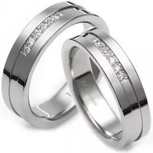 T-965 DIA CO 다이아몬드 티타늄 커플링 반지 이니셜무료 무료배송 맞춤제작 평생AS