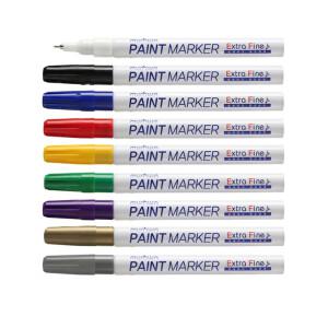 문화 팁 페인트마카 세필마카 1mm 금속 나무 유리 다용도 마카펜