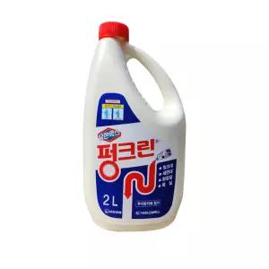 유한 펑크린 2L 배수구 배수관 세정제 뚫어뻥 머리카락녹이는