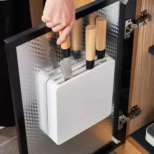 사각 칼꽂이 벽부착 칼걸이 칼보관 칼거치대 주방